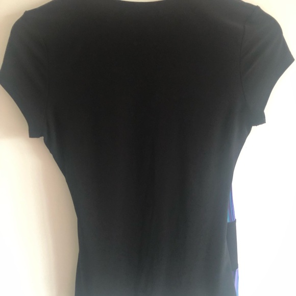 Joseph Ribkoff short sleeved shirt. Worn once. Easy to wash. Very slimming. - Picture 7 of 7